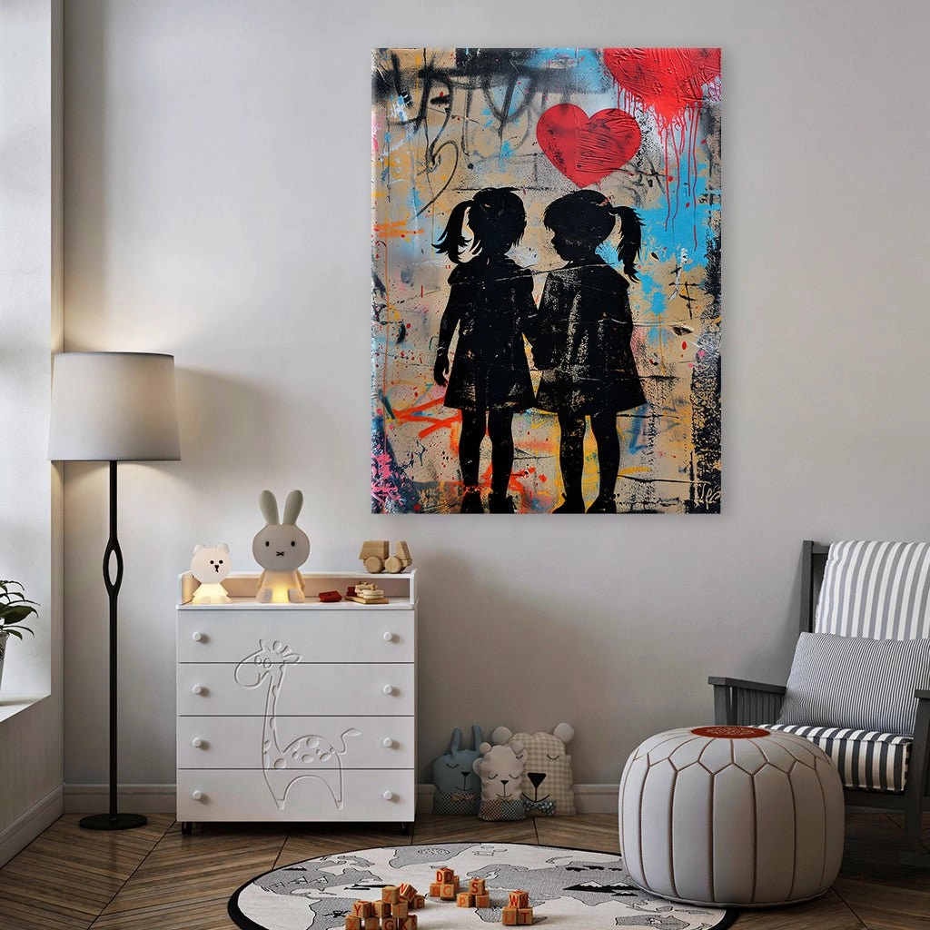 Sister Love x Banksy by Daniel Decker