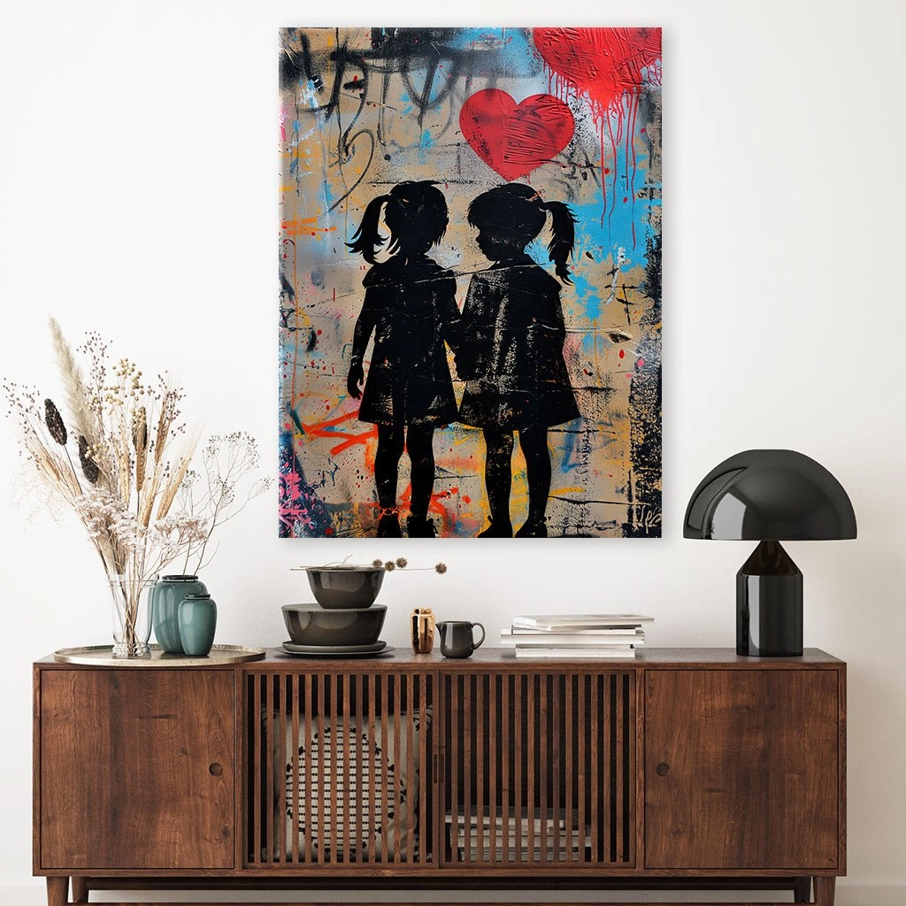 Sister Love x Banksy by Daniel Decker