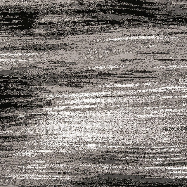 Sivas Gray/Black 5' X 8' Area Rug neutral everyday carpet