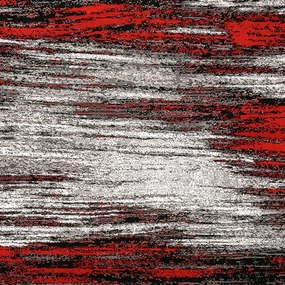 Sivas Gray/Red 5' X 8' Area Rug neutral everyday carpet