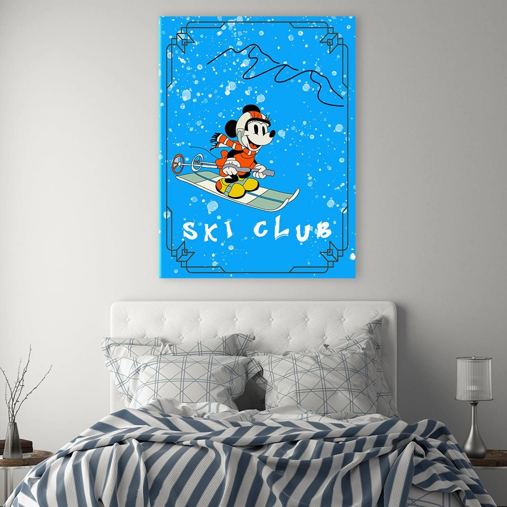 Ski Club by daveschloffiart