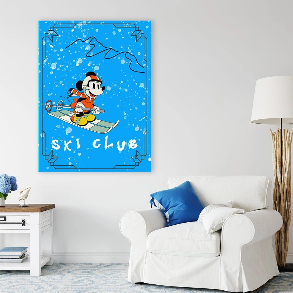 Ski Club by daveschloffiart