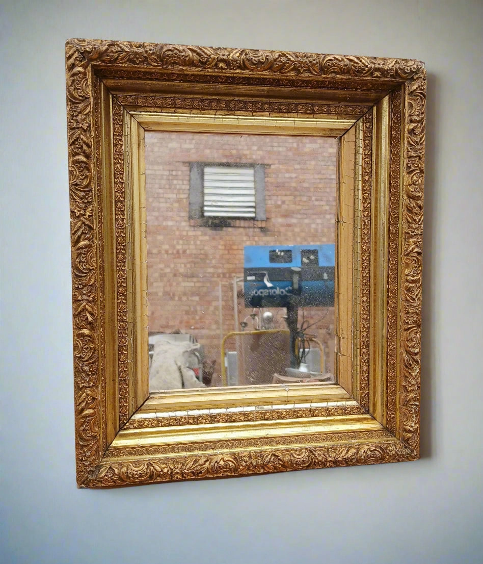 SMALL GILT FRAME MIRROR artistic wall mural