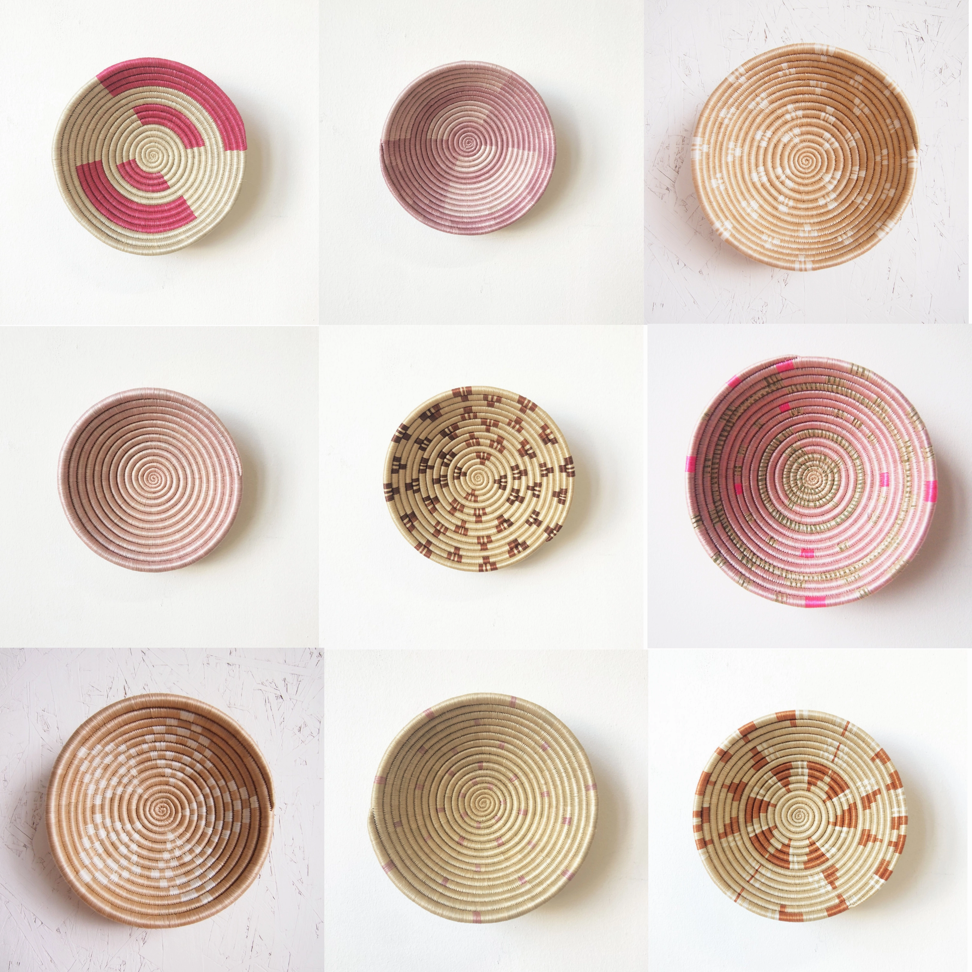 Small Woven Bowl minimalist art object  