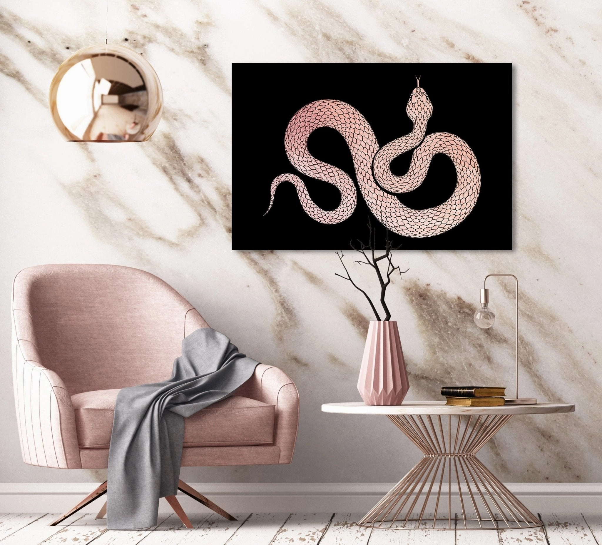 Snake Ros on Acrylic