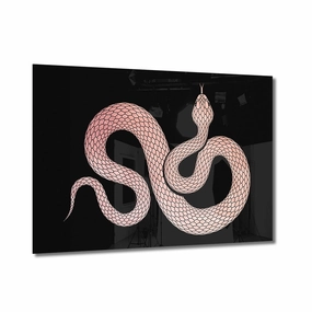Snake Ros on Acrylic framed mural artwork