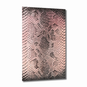 Snake Skin Ros on Acrylic framed mural artwork