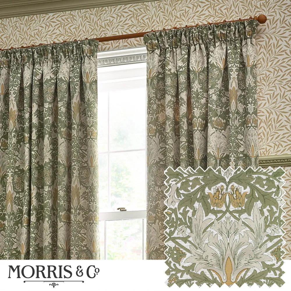 Snakeshead Jacquard Chenille Pencil Pleat Curtains Sunflower/Stone modern fashion rug  