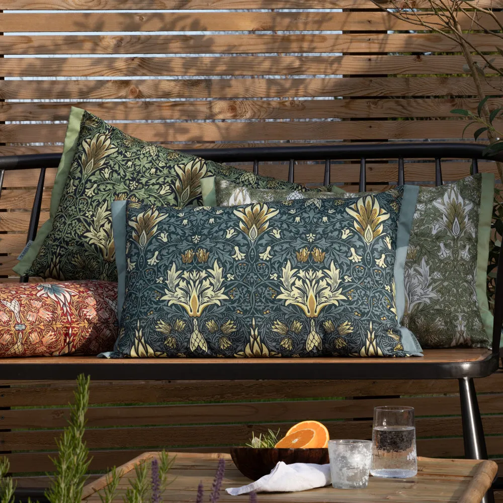 Snakeshead Printed Outdoor Cushion Berry/Natural