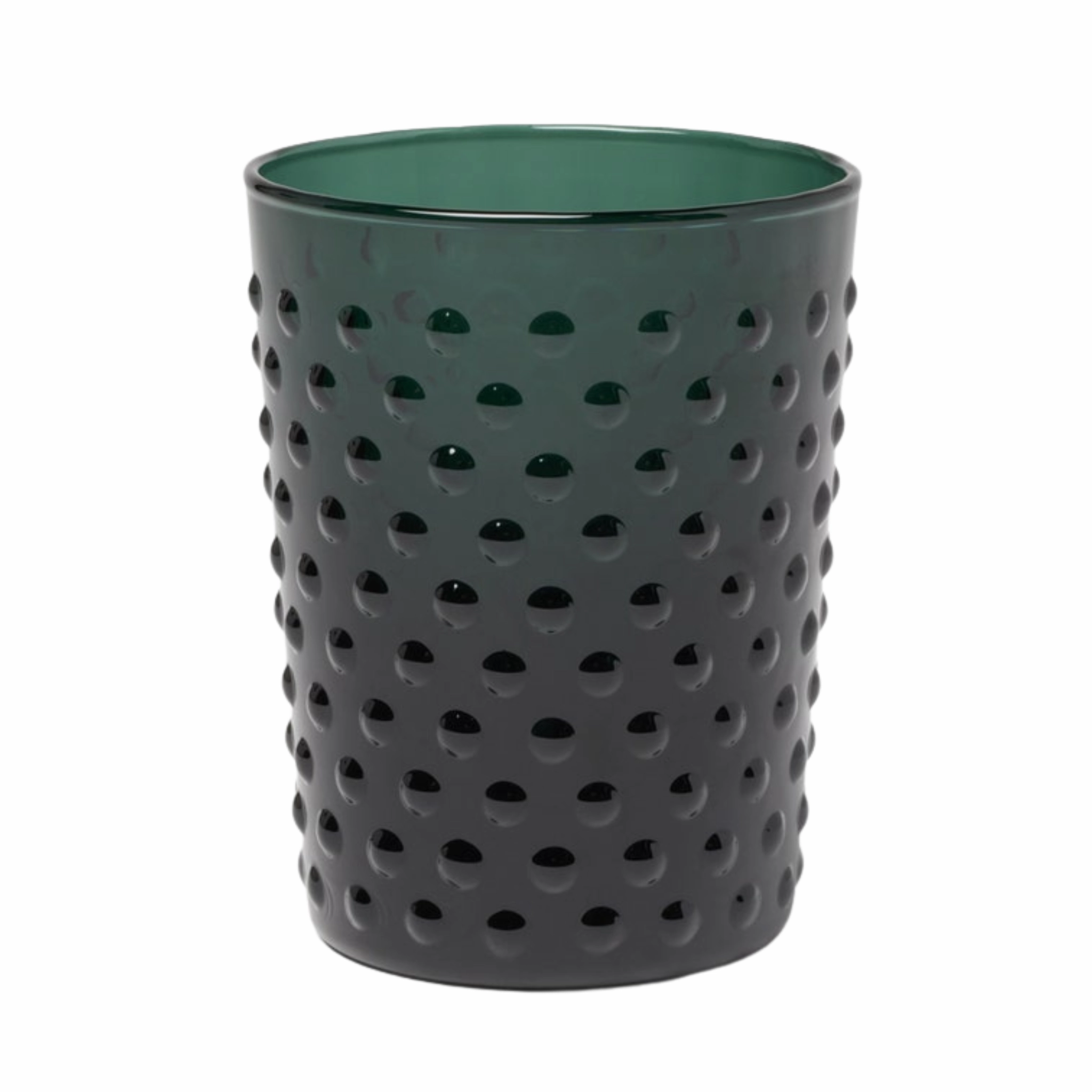 Sofia Smokey Green Hand Blown Drinking Glasses