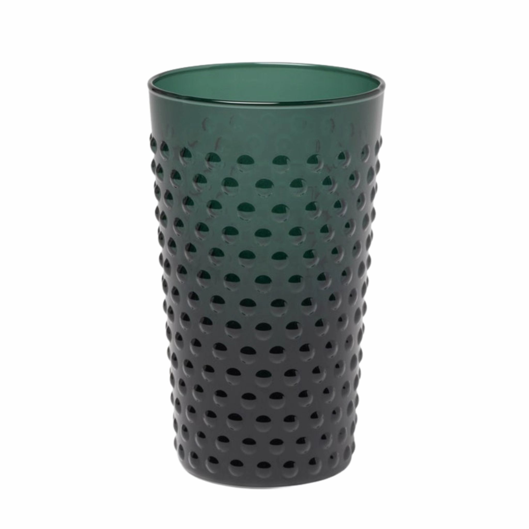 Sofia Smokey Green Hand Blown Drinking Glasses