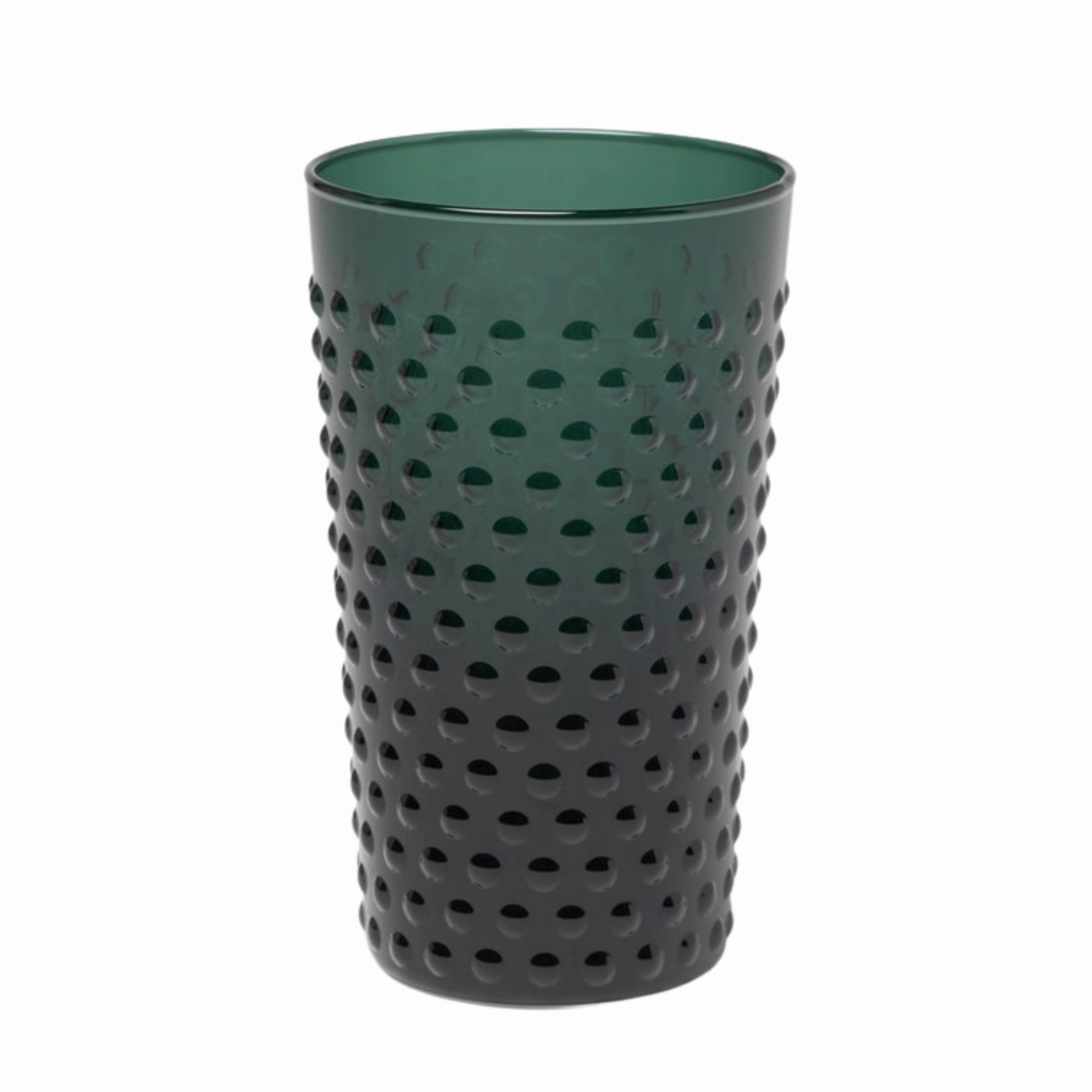 Sofia Smokey Green Hand Blown Drinking Glasses
