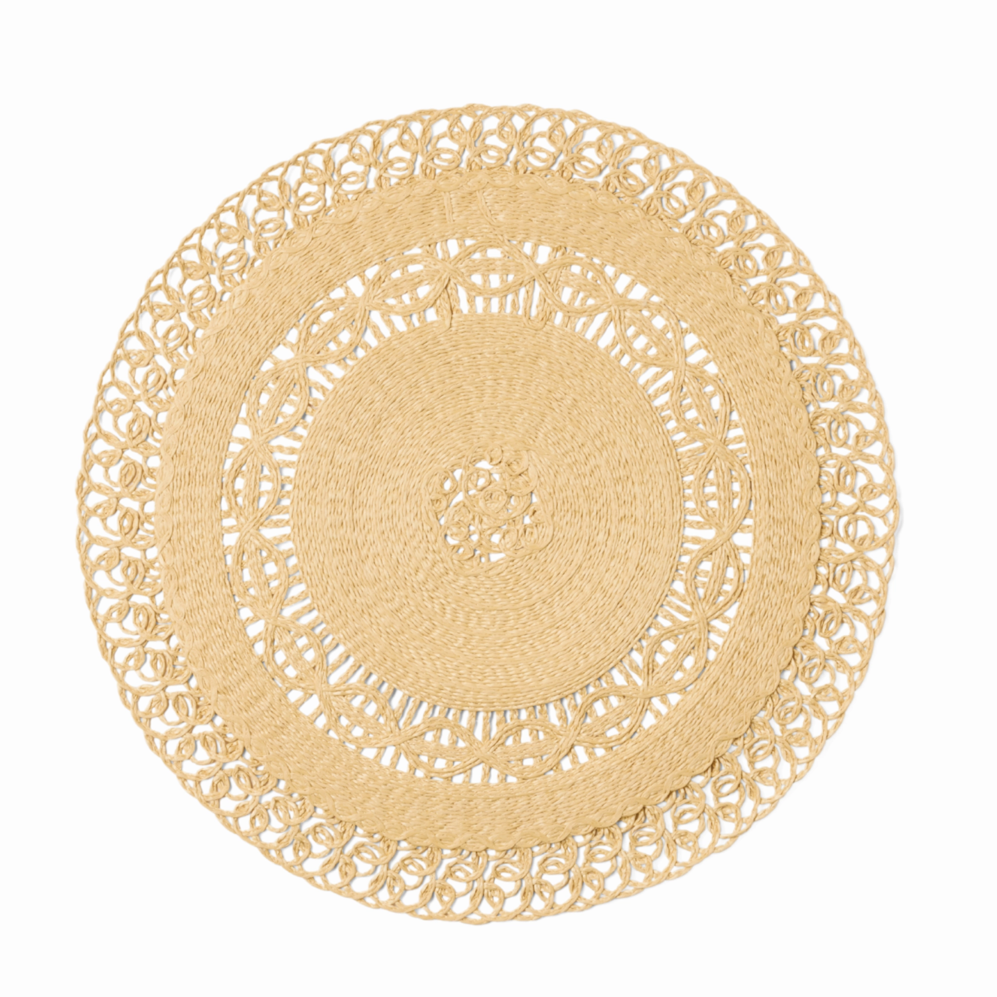 Soleil Natural Placemat mini desktop sculpture