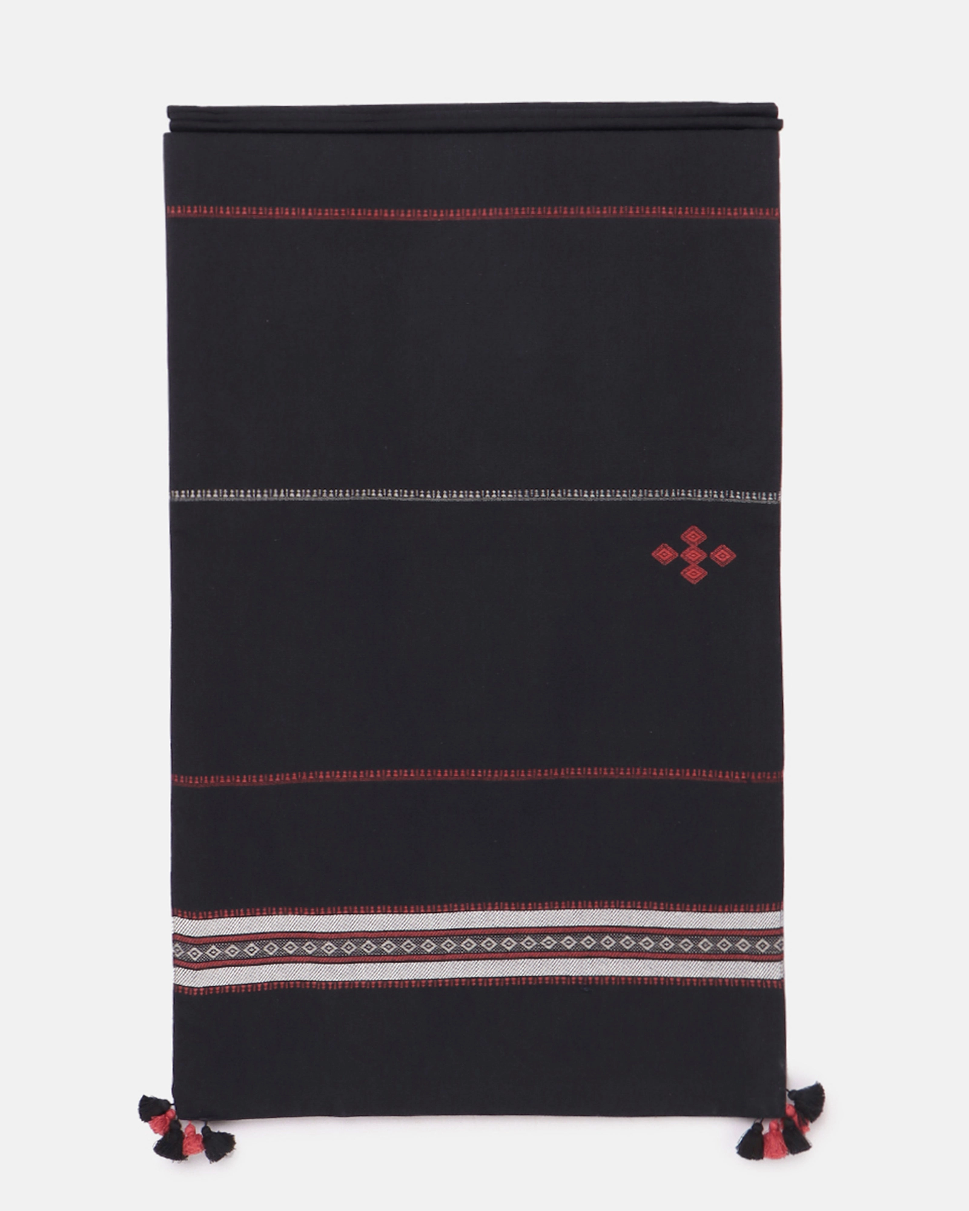 Sonal Extra Weft Cotton Table Runner ceramic table ornament