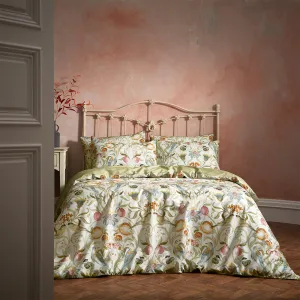 Songbird Traditional Floral Printed Piped Duvet Cover Set Stone modern fashion rug  