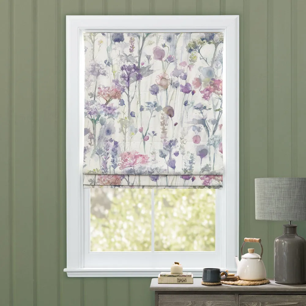 Sorong Printed Cotton Made to Measure Roman Blinds Coral