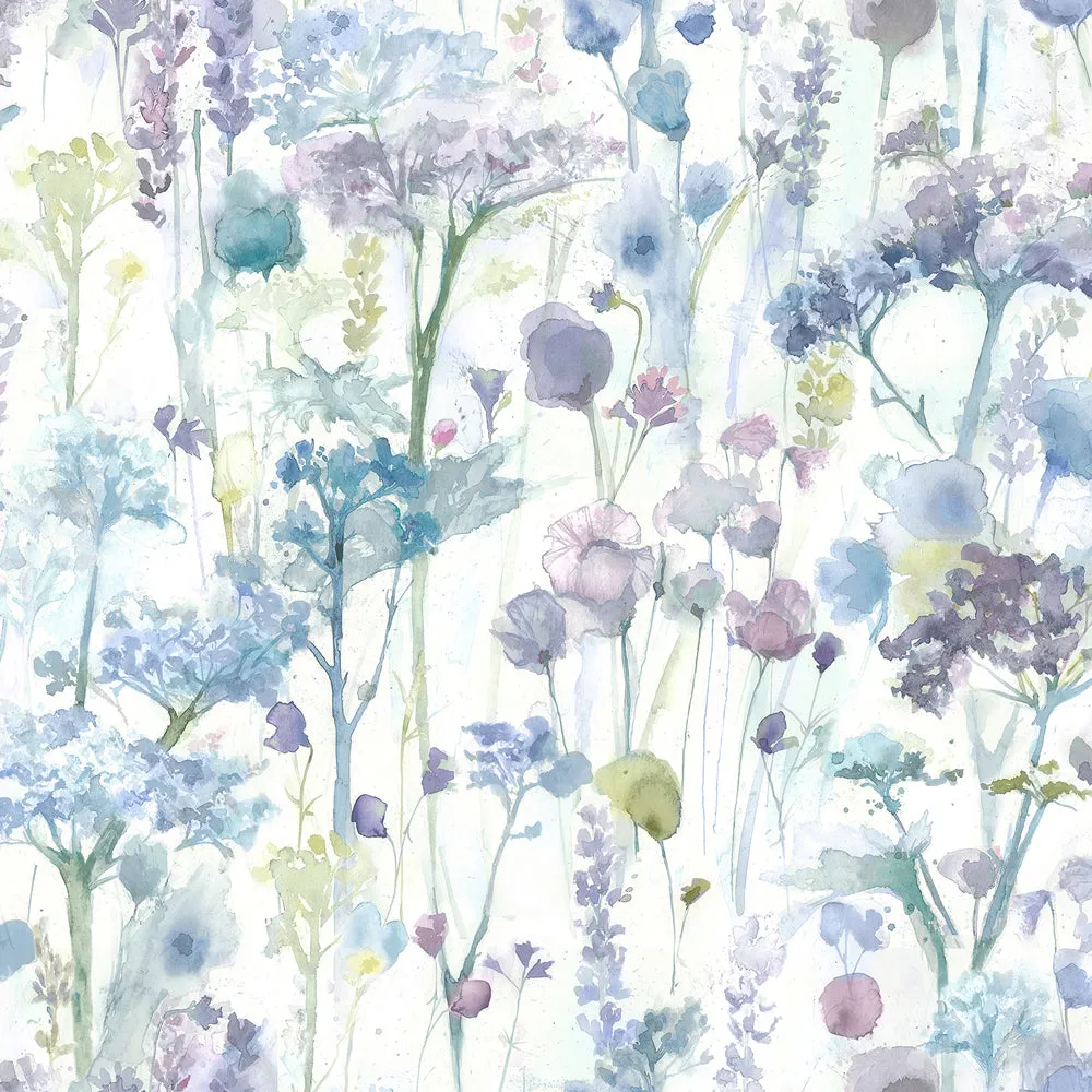 Sorong Printed Cotton Made to Measure Roman Blinds Violet