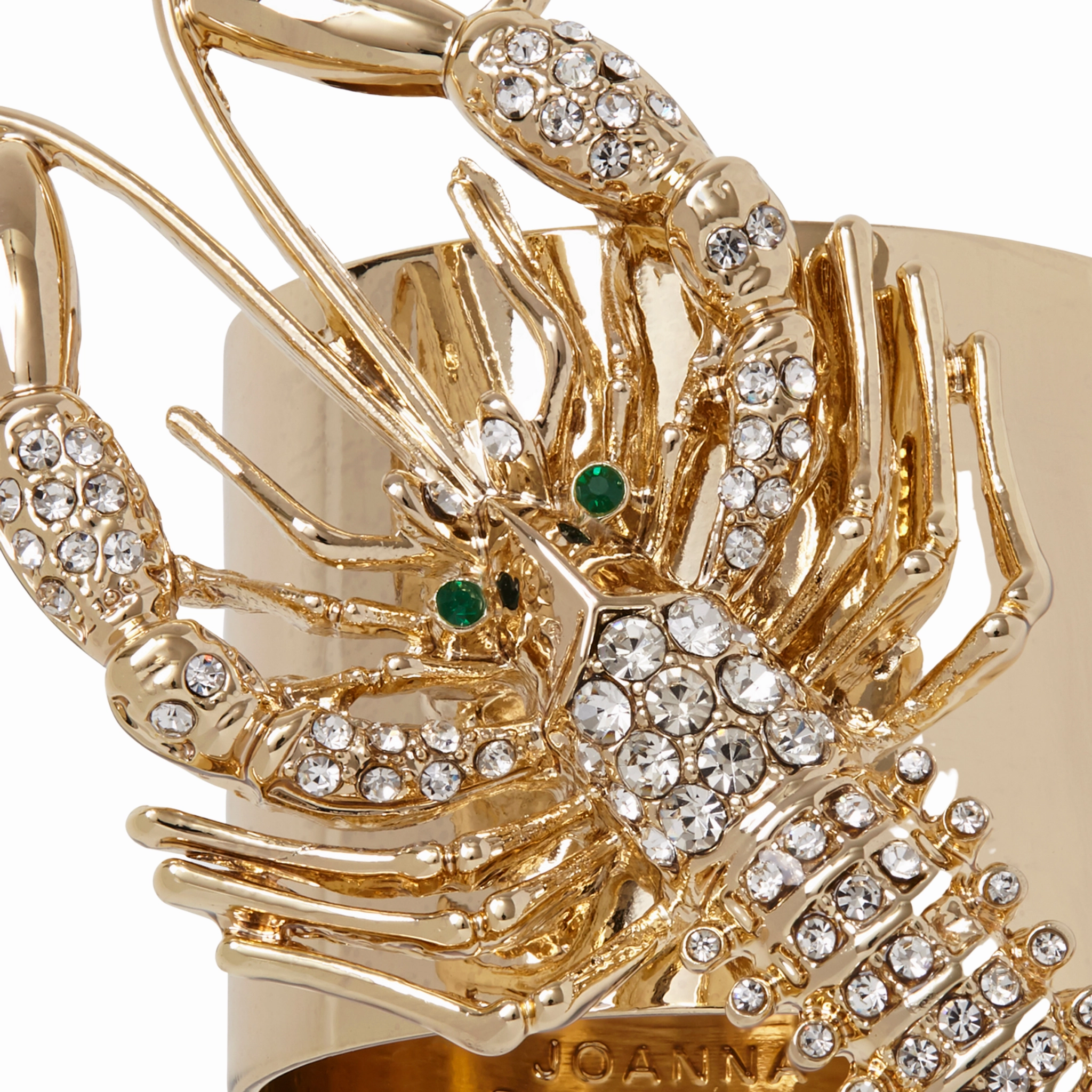 Sparkle Lobster Napkin Rings, Set of Two