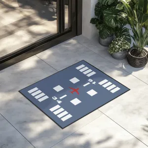 Special Runway (Blue) 34-16 Designed Door Mats door entrance rug