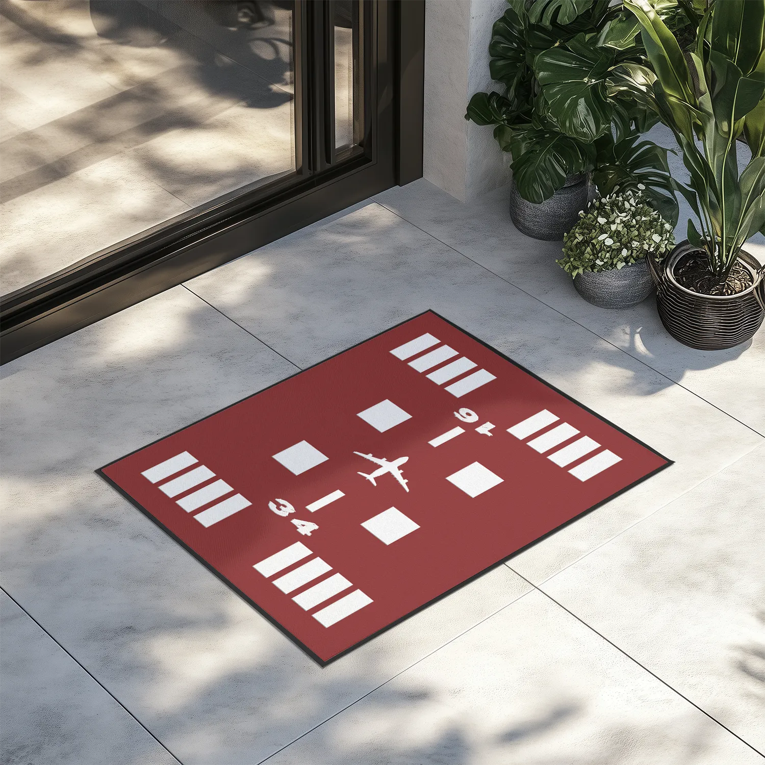 Special Runway (Red) Designed Door Mats door entrance rug