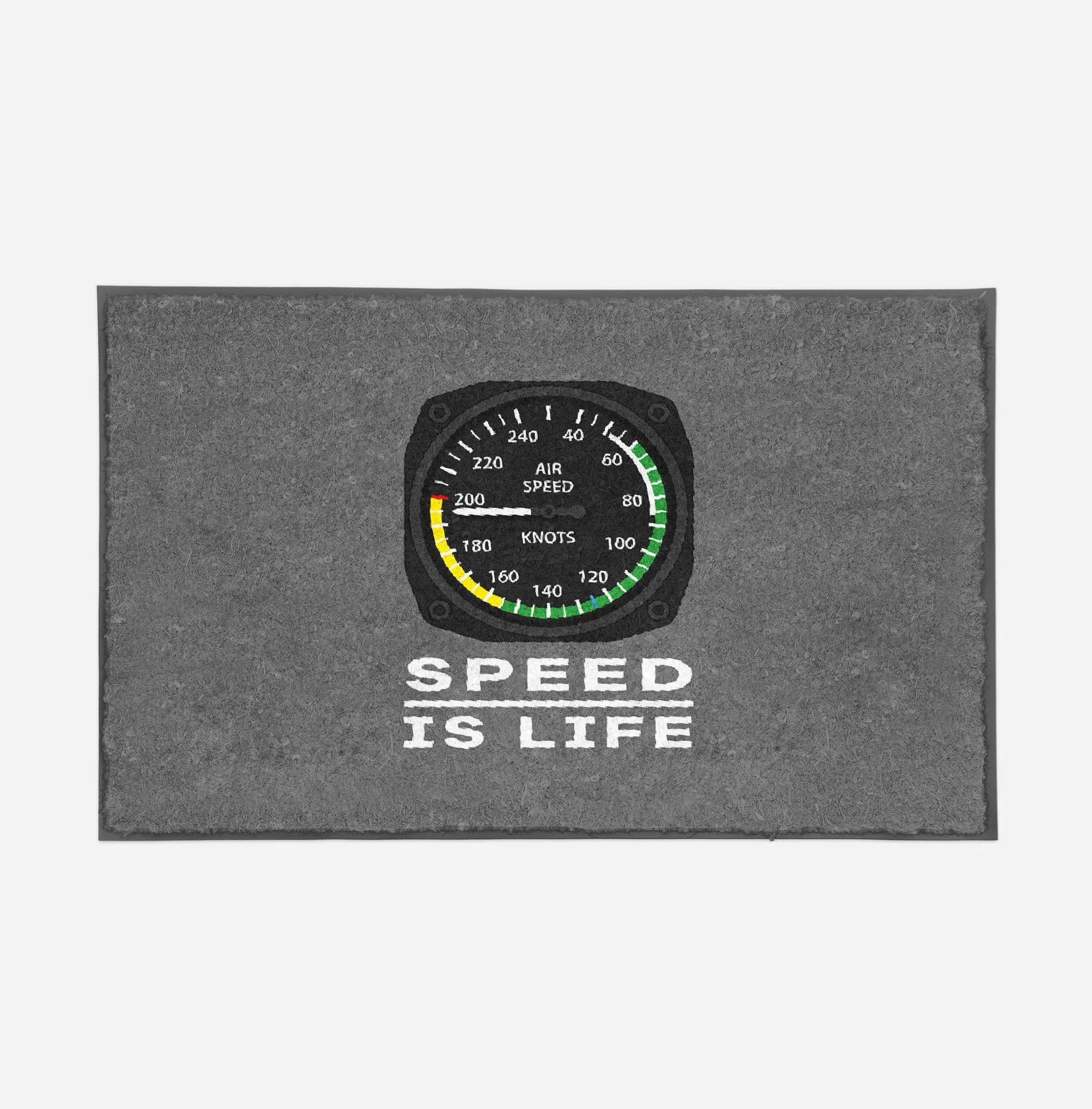 Speed Is Life Designed Door Mats