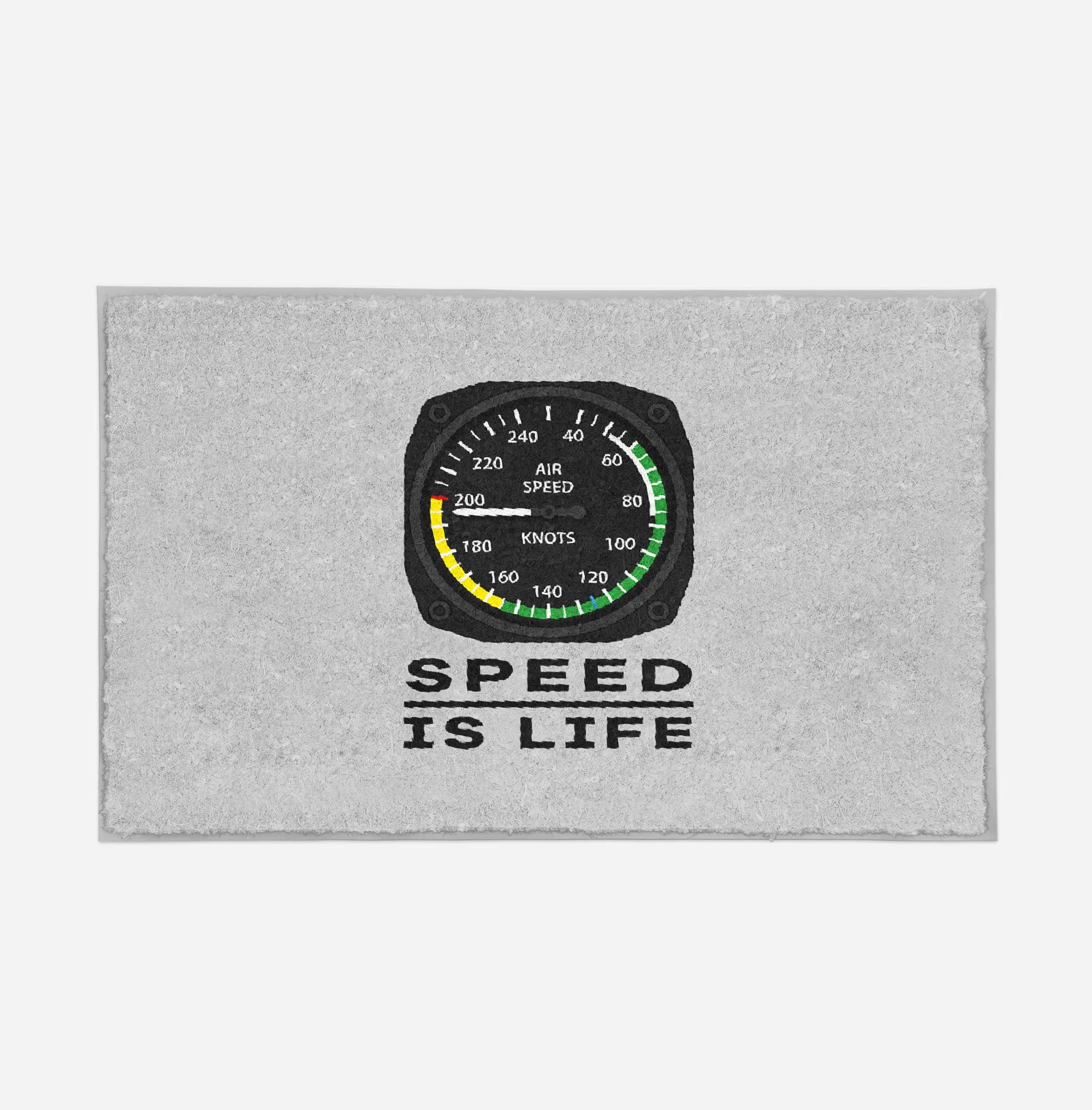 Speed Is Life Designed Door Mats