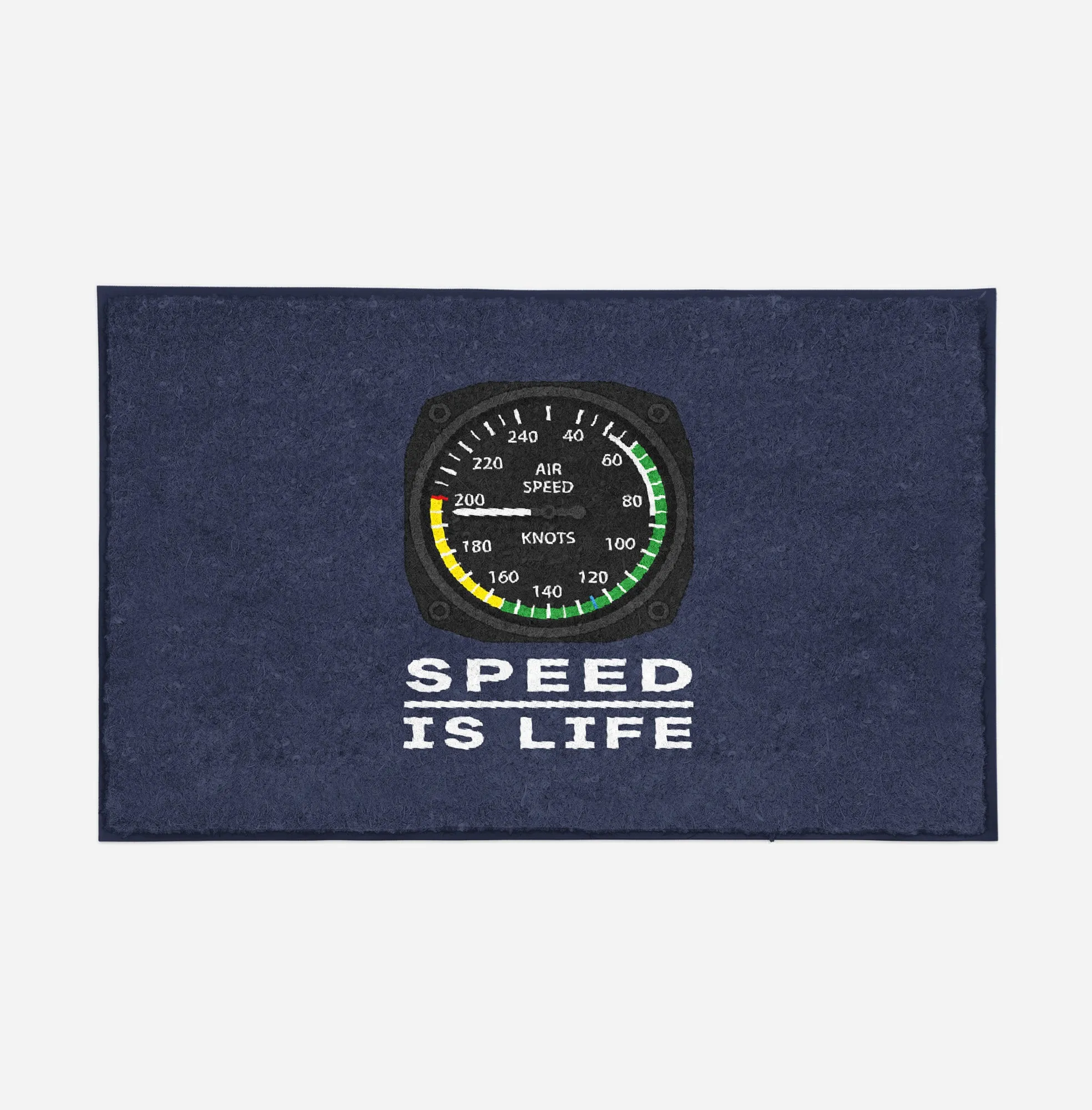 Speed Is Life Designed Door Mats
