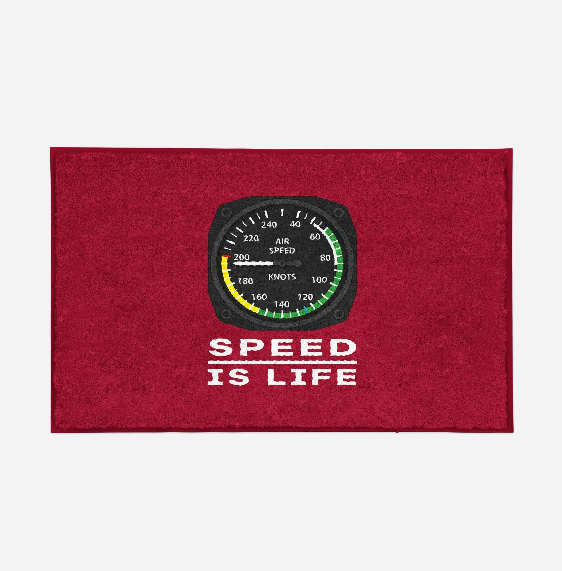 Speed Is Life Designed Door Mats