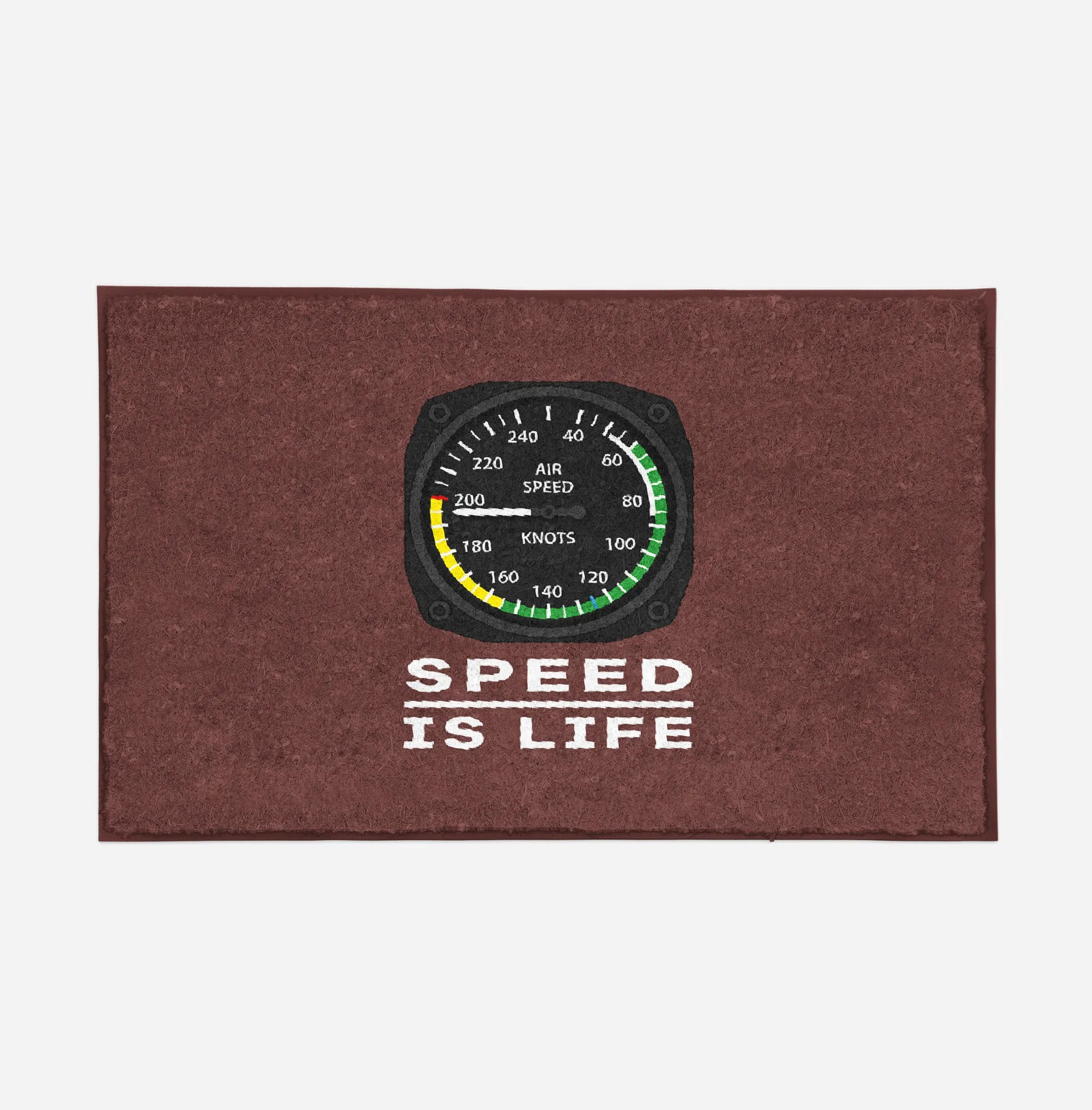 Speed Is Life Designed Door Mats