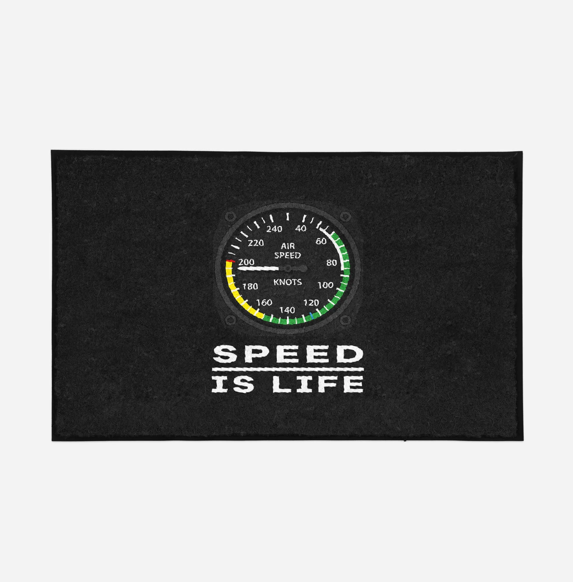 Speed Is Life Designed Door Mats
