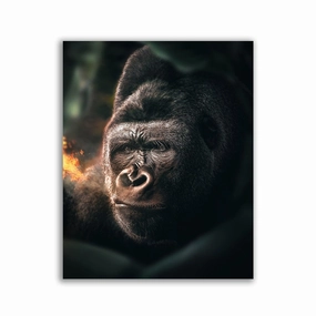 Spicy Gorilla by Zenzdesign framed mural artwork