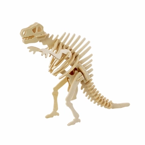 Spinosaurus 3D Wooden Puzzle, 9-1/2-Inch wooden room decoration