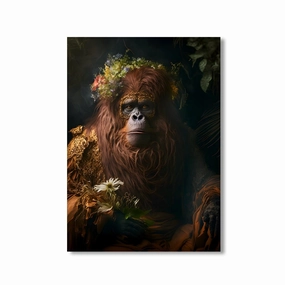 Spirit of the forest by Juliano de Araujo framed mural artwork