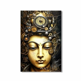 Spiritual Steampunk by Artwerx framed mural artwork