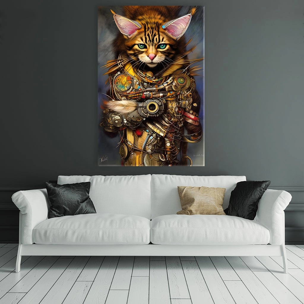 Spiritual Warrior Cat by Artwerx