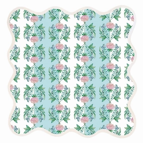 Square Scalloped Placemat, Garden Rose cute desktop display