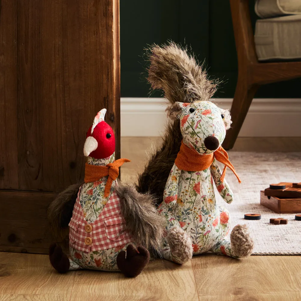 Squizmo Squirrel Door Stop Multicolour