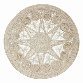 Stars and Spirals Round Wicker Placemats, Set of 4 cute desktop display