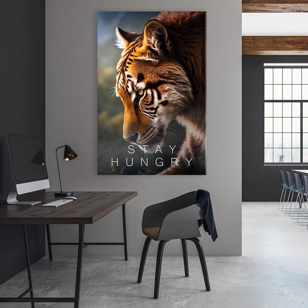 Stay Hungry - Tiger by Adrian Vieriu 