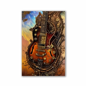 Steampunk Anthem by Artwerx framed mural artwork