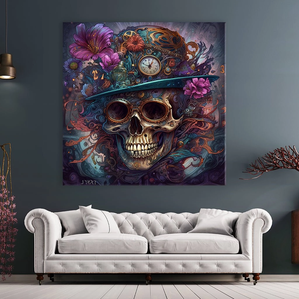 Steampunk Skull by Catill 