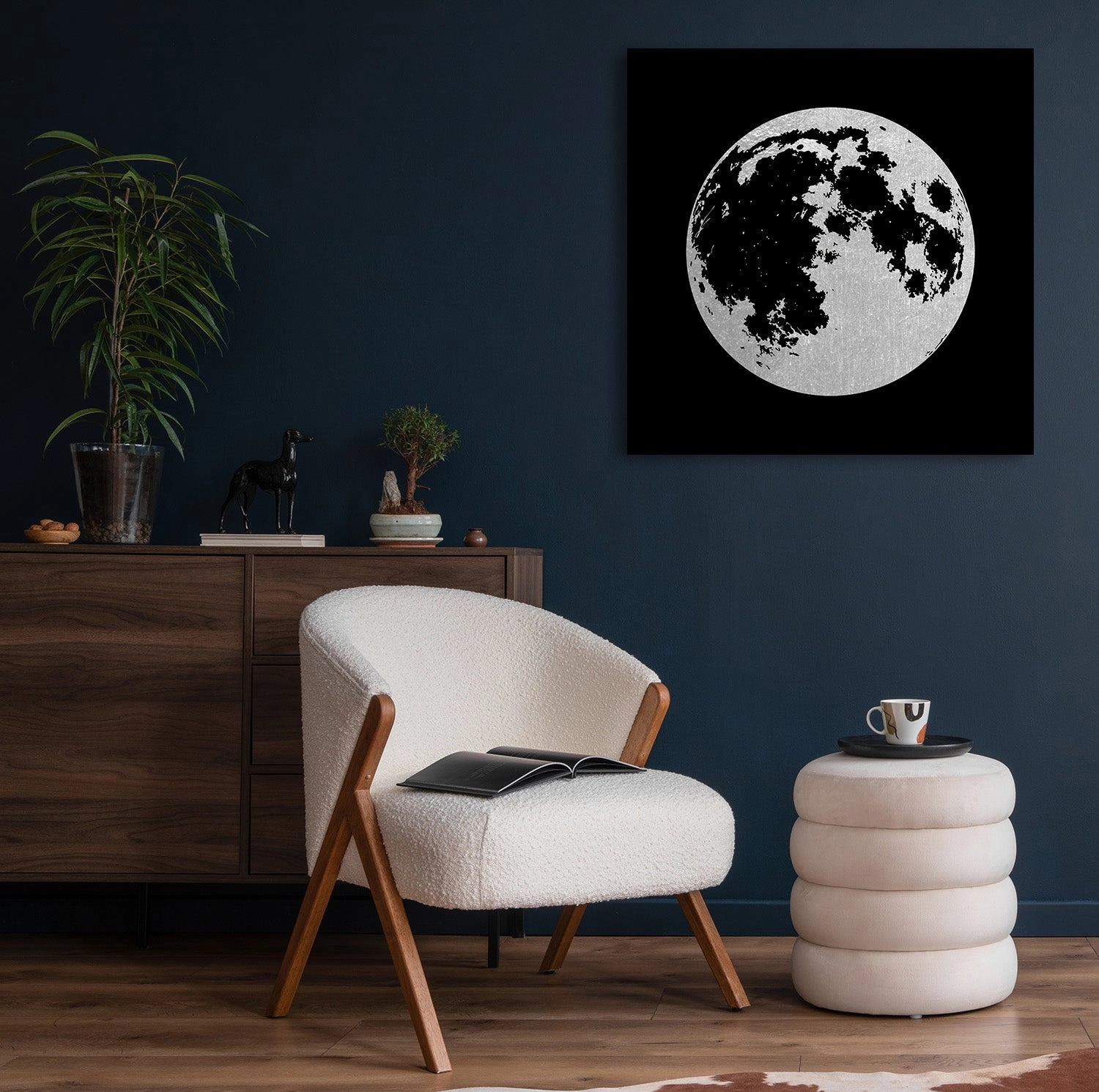 Stellar Silver on Acrylic