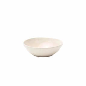 Stoneware Cereal/Ice Cream Bowls in Vintage Rose and Cream cute desktop display