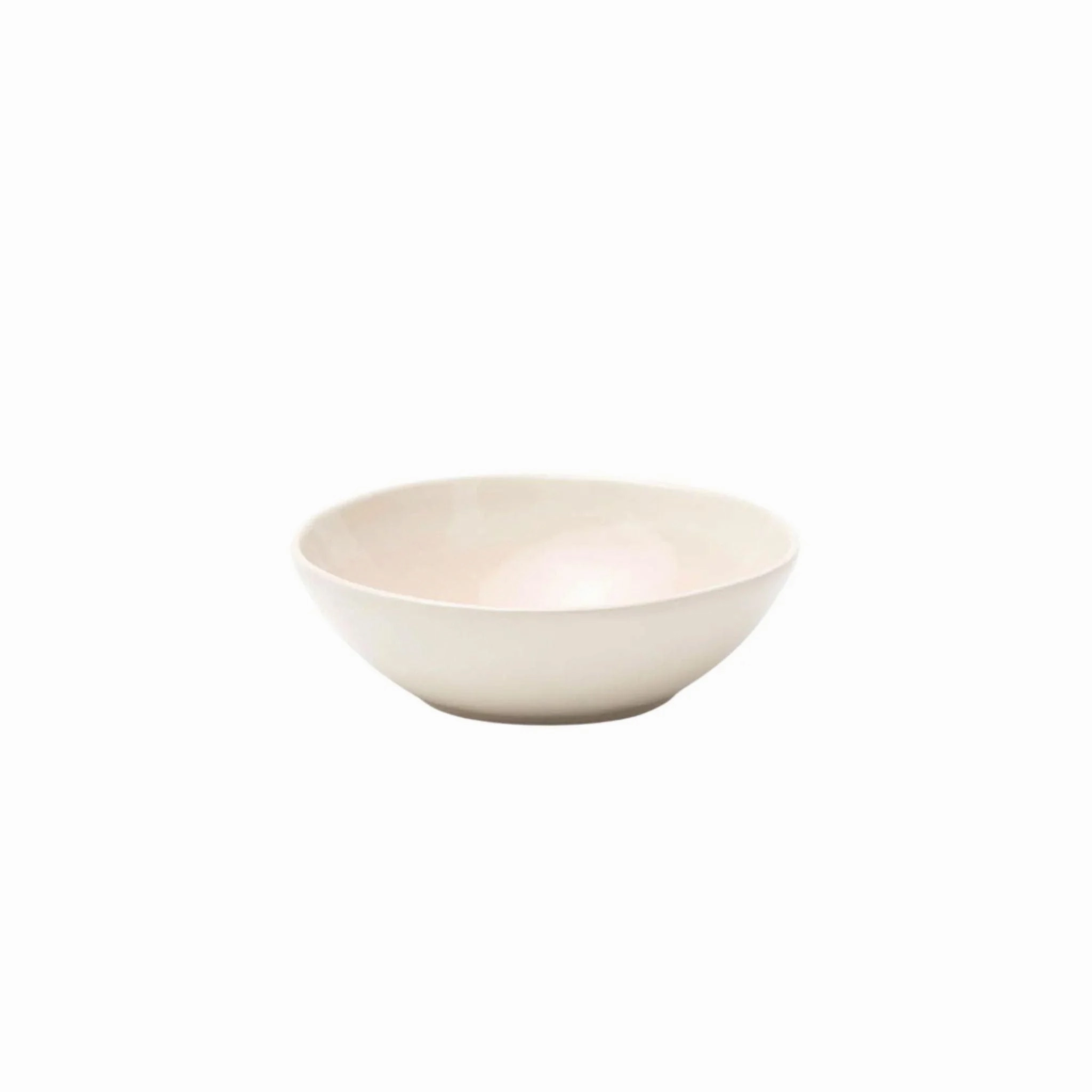 Stoneware Cereal/Ice Cream Bowls in Vintage Rose and Cream mini desktop sculpture