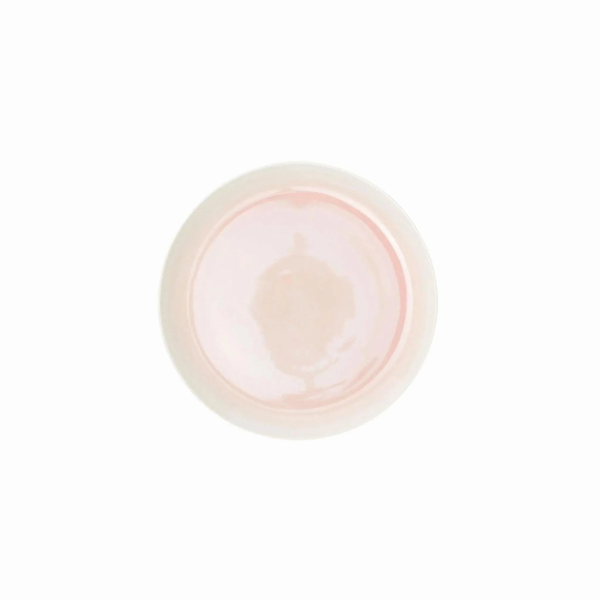 Stoneware Salad Plates in Vintage Rose and Cream mini desktop sculpture