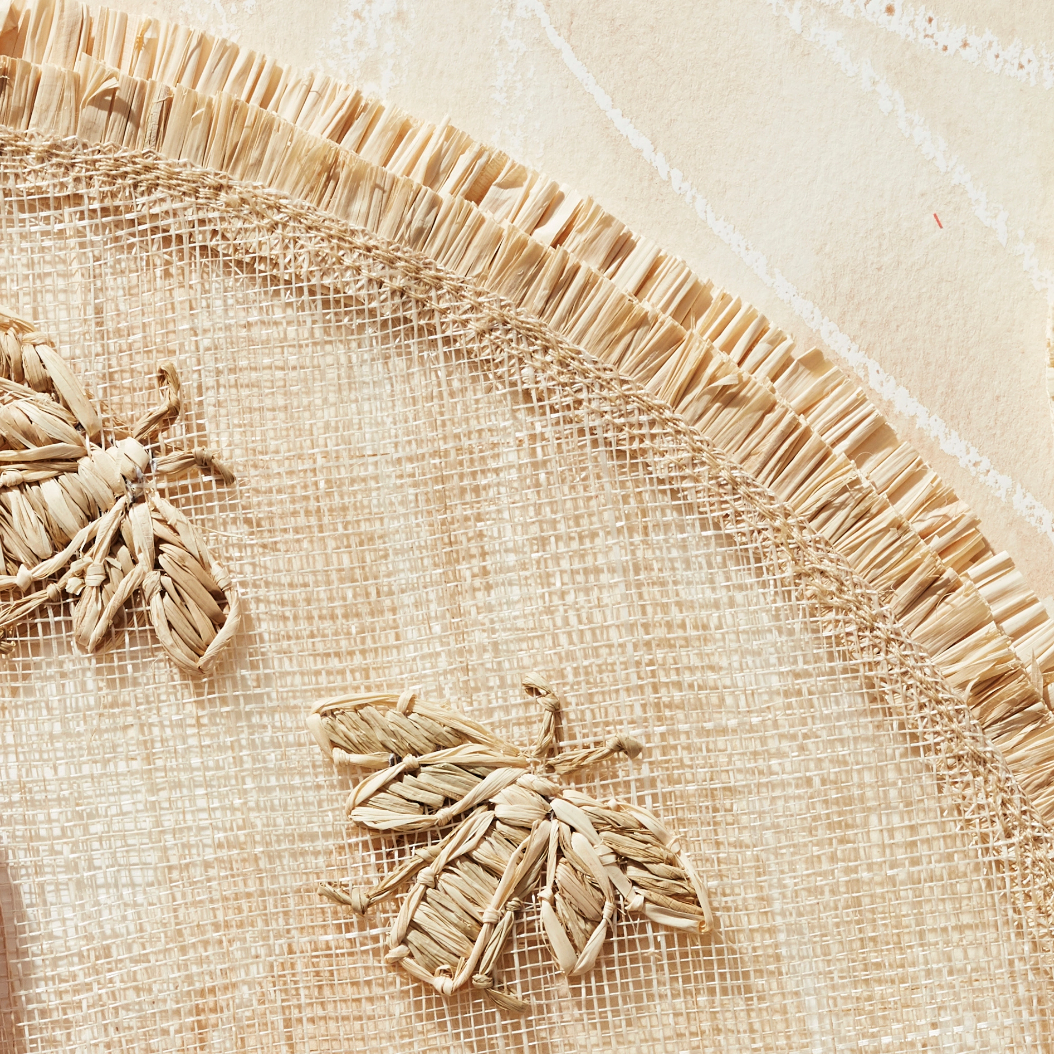 Straw Bee Placemat, Set of Four