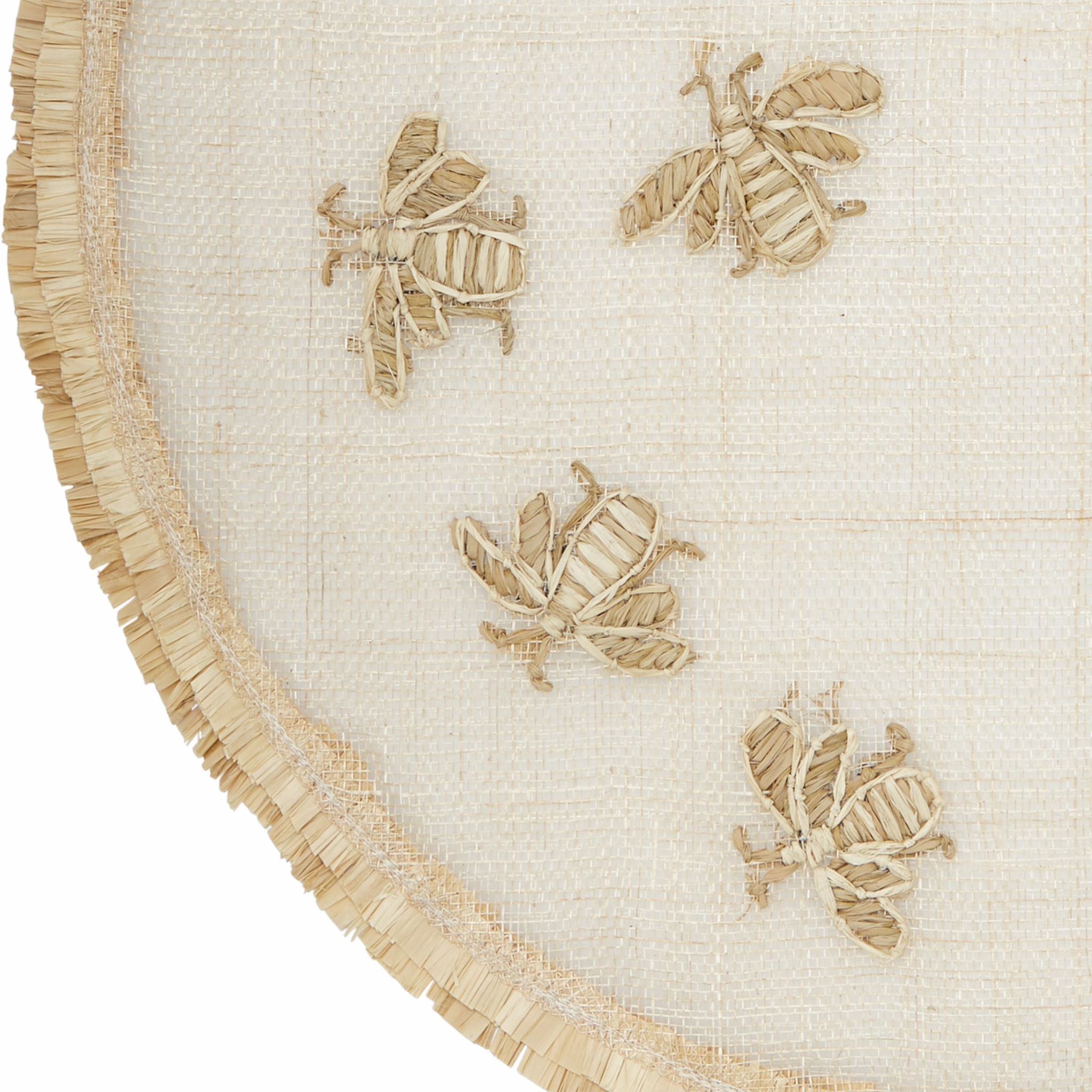 Straw Bee Placemat, Set of Four