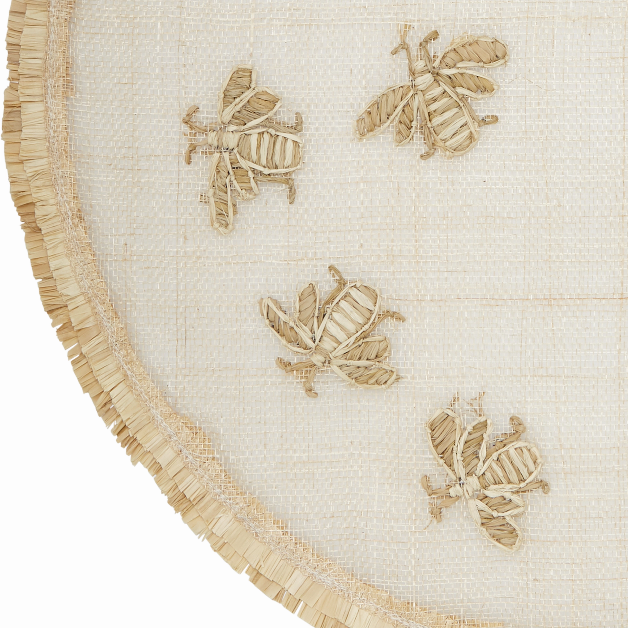 Straw Bee Placemat, Set of Four