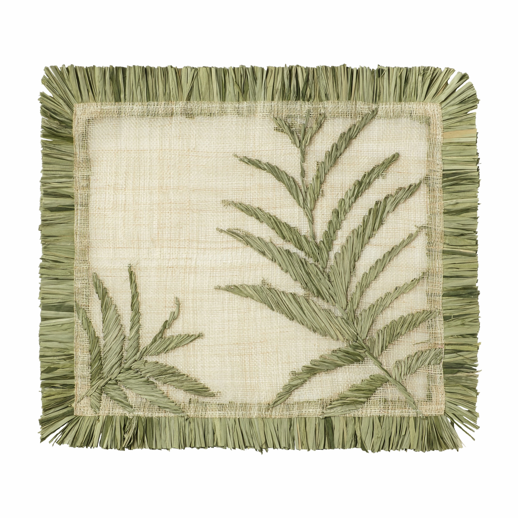 Straw Frond Placemat, Set of Four cute desktop display