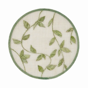 Straw Leaf Placemat, Leaf Green, Set of Four cute desktop display